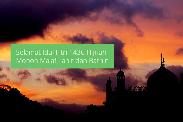 Idul Fitri 1436 Hijriah