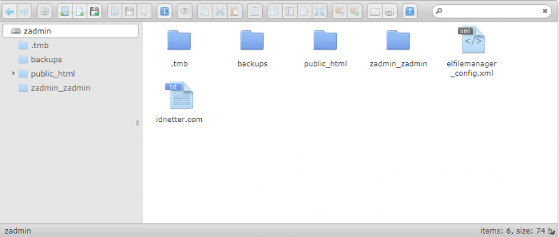 Cara install EL File Manager di Sentora panel 