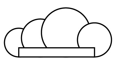 Cara membuat gambar awan di Illustrator 